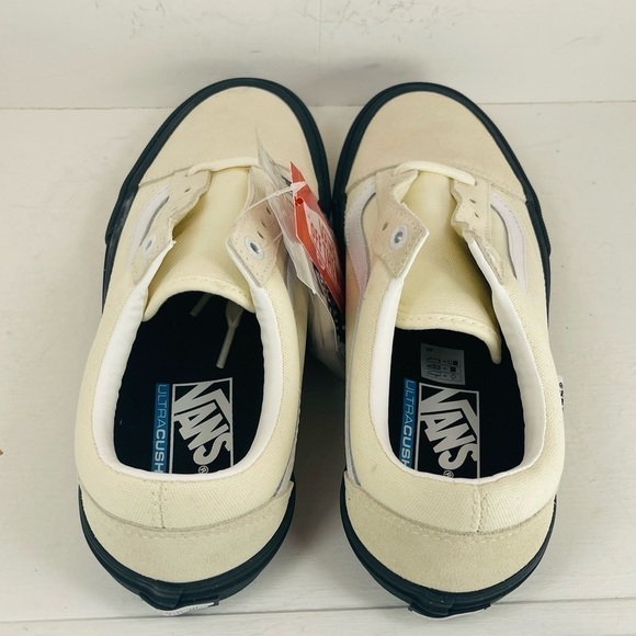 Vans Old Skool Pro Classic White/Black Sneaker Size 9 Women - Picture 5 of 9